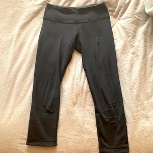 Lulu lemon cropped reversible leggings